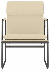 vidaXL krémszínű szövet pihenőszék 55 x 64 x 80 cm