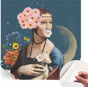 Design fali fotótapéta öntapadós virágos elegancia 250x250