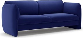 Kék bársony kanapé 204 cm Georgia – Micadoni