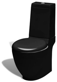 Fekete kerámia WC és bidé szett