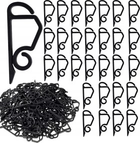 50x Erős ereszcsatorna akasztók karácsonyi lámpákhoz