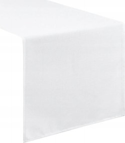 Dekorációs futópad vízálló Kate 40x140 Eurofirany fehér strukturált