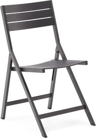 Fekete fém kerti szék Torreta – Kave Home