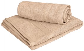 CLARYSSE ELEGANCE Törölköző 60x110 cm homokszínű, 100% pamut