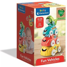Jármű Fun baba építőjáték 4 db-os Clementoni