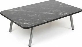 Étkezőasztal, fekete márvány, 90 cm – RMS2Y01