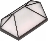 Celavy kerti fali lámpa fekete integrált Led fényforrás 13 W