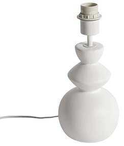 Design asztali lámpa fehér kerámia 15 cm árnyékoló nélkül - Alisia