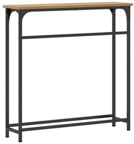 Konferenciapultrina Artizán Tölgy 75x19,5x75 cm Mérnöki Fa és Acél