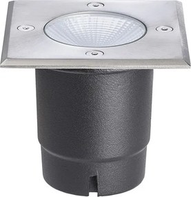 RENDL RIZZ SQ 105 rozsdamentes acél 230V LED 3W 96° IP65 3000K