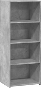 vidaXL betonszürke szerelt fa magasszekrény 50 x 41 x 124 cm