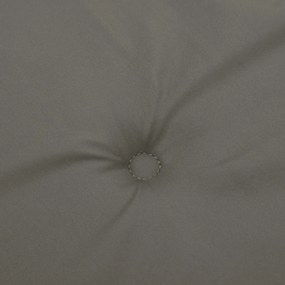 4 db sötétszürke szövet magas háttámlájú székpárna 120x50x4 cm