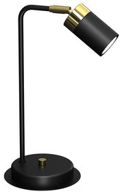 Milagro Asztali lámpa JOKER 1xGU10/25W/230V fekete/arany MI1686