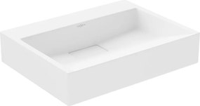 Mexen Ava mosdó tálcás konglomerátumból B/O 50 x 38 cm, fehér - 23015000