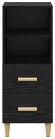 Széf fiókkal Musta tammi 34 x 34.5 x 90 cm Faanyag