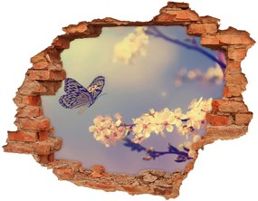 Fali matrica lyuk a falban Cseresznyevirág és a pillangó nd-c-72331211