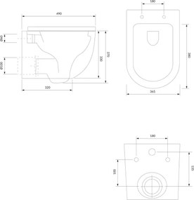 Függesztett WC + OTTAWA WC-ülőke + SIGMA nyomólap + falba építhető modul + alátét