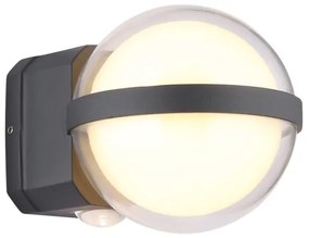Globo 34157 - LED Kültéri fali lámpa ILLI LED/12W/230V IP54 fekete
