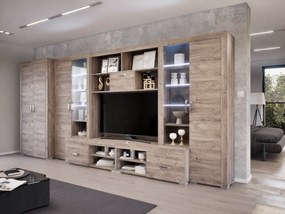 Luxara II. szekrénysor (Gotland) 2 ajtós ruhás elemmel modern