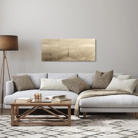 Egy város képe a felhőkben (120x50 cm)