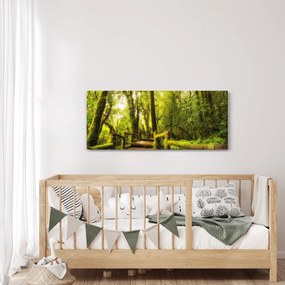 Mohás dzsungel képe (120x50 cm)