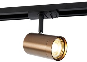 Modern, 1 fázisú sínspotlámpa sötét bronz - Iconic Jeana