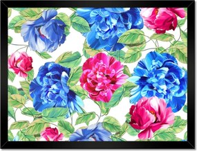 Poszterek keretben 40x30 Színes virágok Virágok