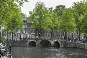 Poszter 45x30cm Csatorna a városon át, Assaf Frank