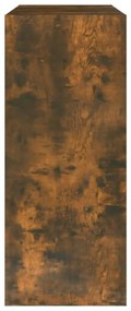 füstös tölgy színű könyvszekrény/térelválasztó 80x30x72 cm