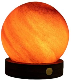 Sötétbarna USB fénydekoráció ø 8 cm Sand Storm – Gingko