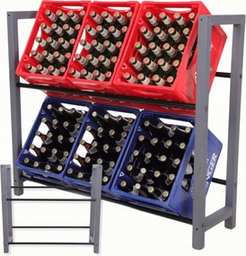 Italtartó állvány Sörszállító állvány Fém Öko Rudak