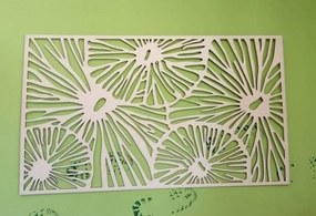 Absztrakt fa kép a falon furnérlemezből készült 3D effektus SAMUEL