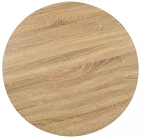 világosbarna MDF bisztróasztal 80 cm