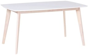 Modern Fehér Étkezőasztal 150 x 90 cm SANTOS Beliani