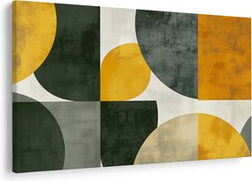 Kép - Olívazöld absztrakció (90x60 cm)