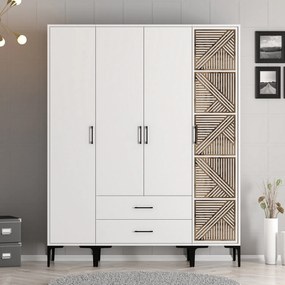 Ruhásszekrény Kiara STP (fehér). Akció -15%. 1088418
