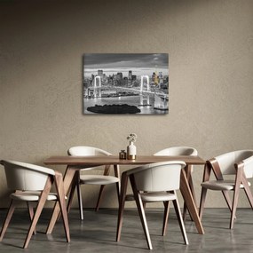 Kép - A nagyváros a sárga toronnyal (70x50 cm)
