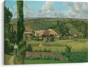 Kép - Camille Pissarro, Landscape at Les Pâtis, Pontoise, reprodukciók (70x50 cm)
