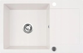 Gránit Mosogató Alkor CC egymedencés konyhai mosogató csepegtetővel