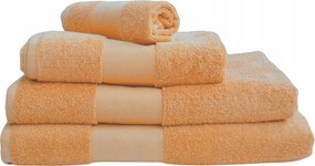 Frottír törölköző Pamut 450g 50 Szín 50x100 Barack