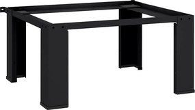 vidaXL Mosógép Talp Fekete 64 x 55 x 32,5 cm Acél