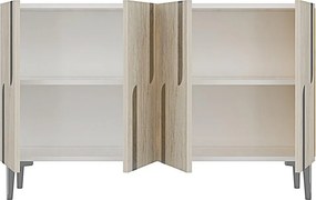 Nota 120 - White, Travertine, Silver