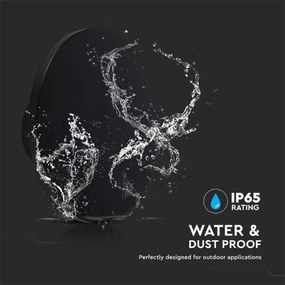 LED Kültéri fali lámpa LED/12W/230V 4000K IP65 fekete