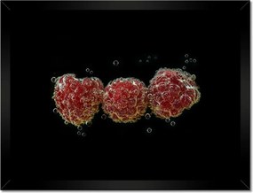 Poszterek keretben 40x30 Málna a vízben