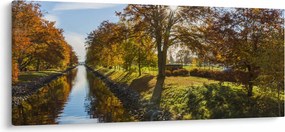 Vízi csatorna képe (120x50 cm)