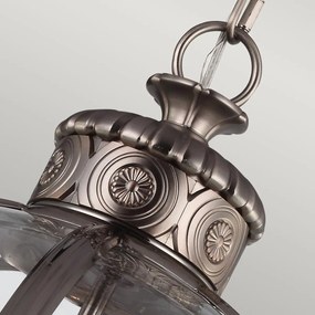 Feiss klasszikus vintage függeszték adams antik ezüst átlátszó elsfe-adams-4p-anl