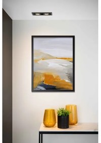 Lucide 09926/02/30 - Beépíthető lámpa CHIMNEY 2xGU10/50W/230V fekete