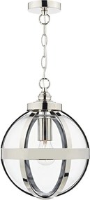 DAR LIGHTING HEA0138 HEATH Klasszikus Függesztett Lámpa Nikkel E27 IP20