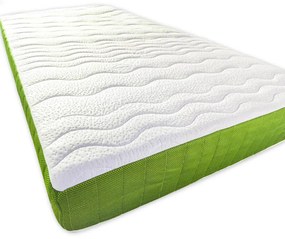 Ortho-Sleepy Relax 20 cm magas habrugós +7 Zónás ortopéd matrac zöld színben / 100x200 cm