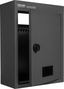 Átmenő postaláda acél 31x16x43 cm, kódzáras